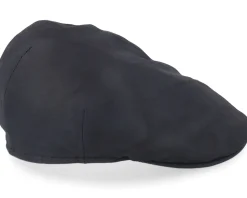 Country El Nappa Wax 2 Dark Brown/Orange Flatcap - MJM Hats