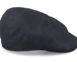 Country Nappa Wax Dark Brown Flat Cap - MJM Hats