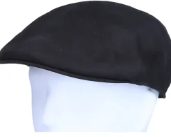 Country Nappa Wax Dark Brown Flat Cap - MJM Hats