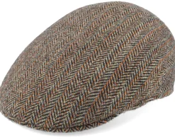 Country Virgin Wool Green Hr Flatcap - MJM Hats
