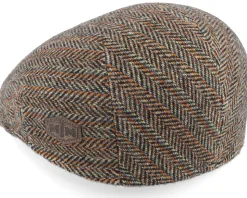 Country Virgin Wool Green Hr Flatcap - MJM Hats