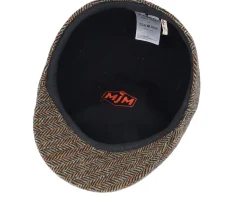 Country Virgin Wool Green Hr Flatcap - MJM Hats