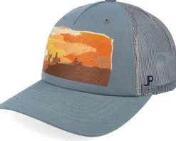 Cowboy Grey A-Frame Trucker - Jim Pilleus