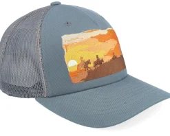 Cowboy Grey A-Frame Trucker - Jim Pilleus