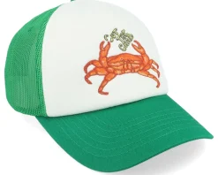 Crab A-shape Cap Green Trucker - Upfront