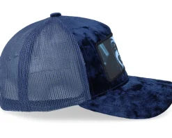 Crazy Smile Velvet Navy/Navy A-frame Trucker - Scenes