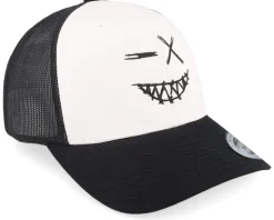 Crazy Smiley Retro Black/White/Black Trucker - Iconic