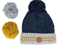 Creamy Gin New Navy Mustard Pom - Cabaïa