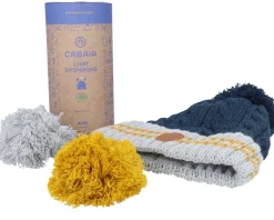 Creamy Gin New Navy Mustard Pom - Cabaïa