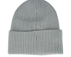 Creation Of Adam Beanie Light Grey Oversized Cuff - Calza Pennello