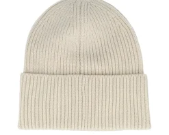 Creation Of Adam Beanie Oatmeal Oversized Cuff - Calza Pennello