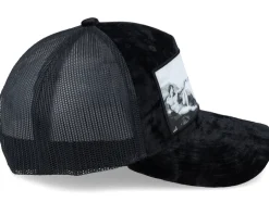 Creation Of Adam Velvet Black A-frame Trucker - Calza Pennello