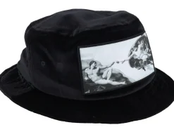 Creation Of Adam Velvet Black Bucket - Calza Pennello