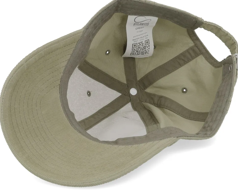 Creep Olive Thin Cord Dad Cap - Atlantis