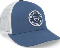 Crest X Mesh Joe Blue/White Trucker - Brixton