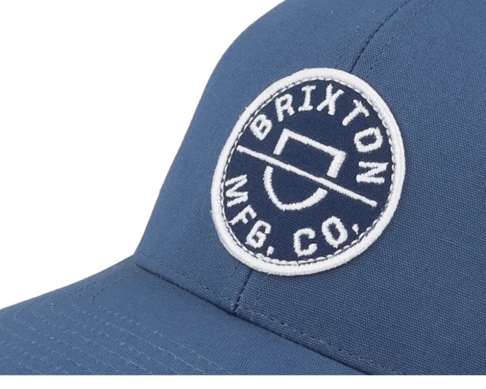 Crest X Mesh Joe Blue/White Trucker - Brixton