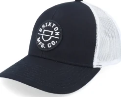 Crest X MP Mesh Black/White Trucker - Brixton