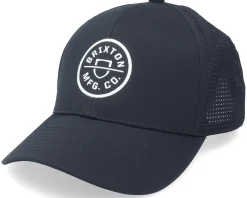 Crest X MP Mesh Black/White Trucker - Brixton