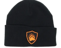 Crestprint Black Fold Beanie - Hunter