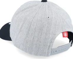 CROWN 2 Heather Grey/Black Wool Adjustable - Upfront
