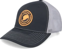 Crown Badge Bronze Black/Grey Trucker - Hatstore
