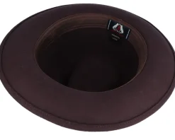 Crushable C-Crown Brown Fedora - Jaxon & James