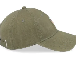 Curved Visor Palm Cross Olive Dad Cap - Coastal