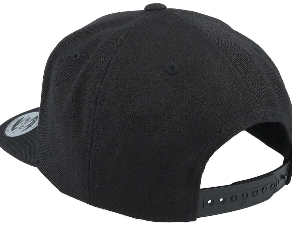 Custom Motorcycles Grey Patch Black Snapback - Born To Ride