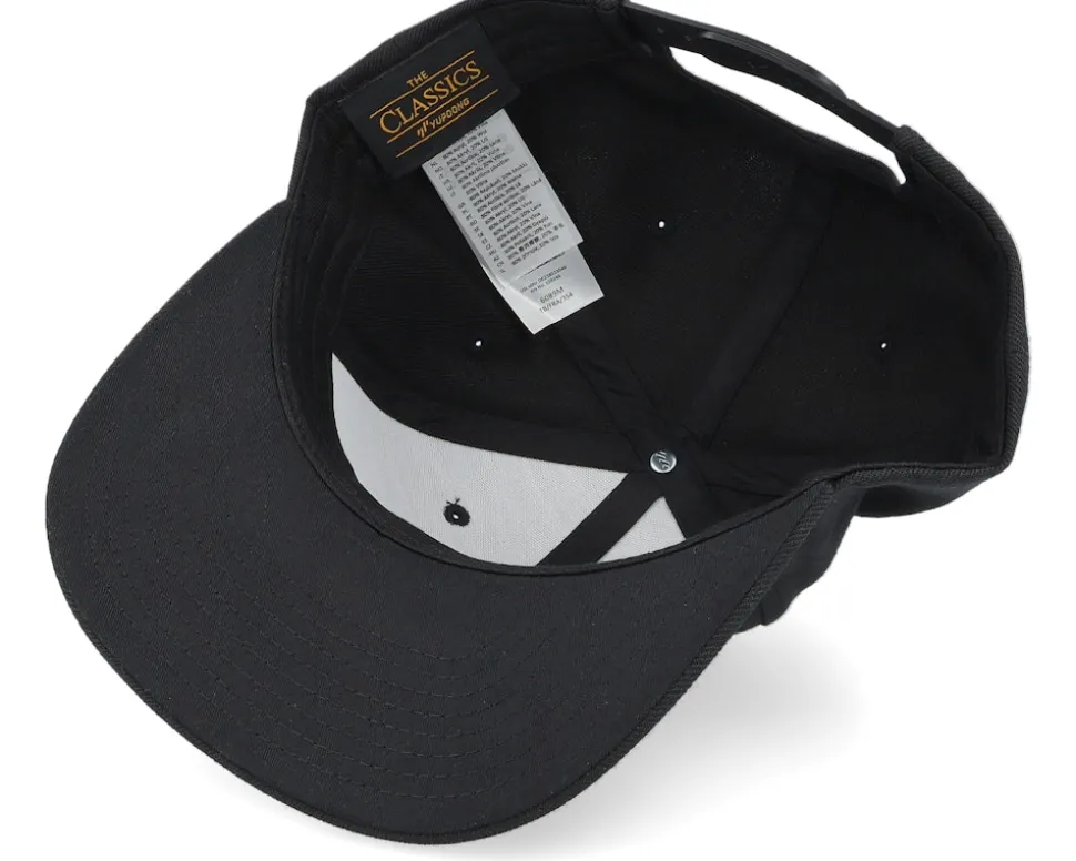 Custom Motorcycles Grey Patch Black Snapback - Born To Ride