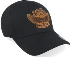 Custom Motorcycles Patch Black Flexfit - Born To Ride
