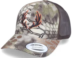 3D Antlers Highlander Kryptek Brown Trucker - Hunter
