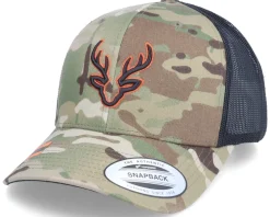 3D Deer Multicam Camo Trucker - Hunter