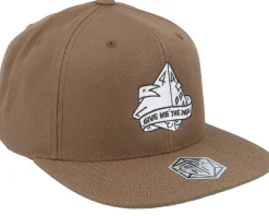 D4 Dice Ultimate Pain Classic Tan Snapback - Critiql Hit