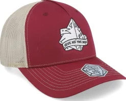 D4 Dice Ultimate Pain 112fp Split Cardinal/Tan Trucker - Critiql Hit