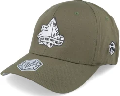 D4 Dice Ultimate Pain Wooly Combed Olive Flexfit - Critiql Hit