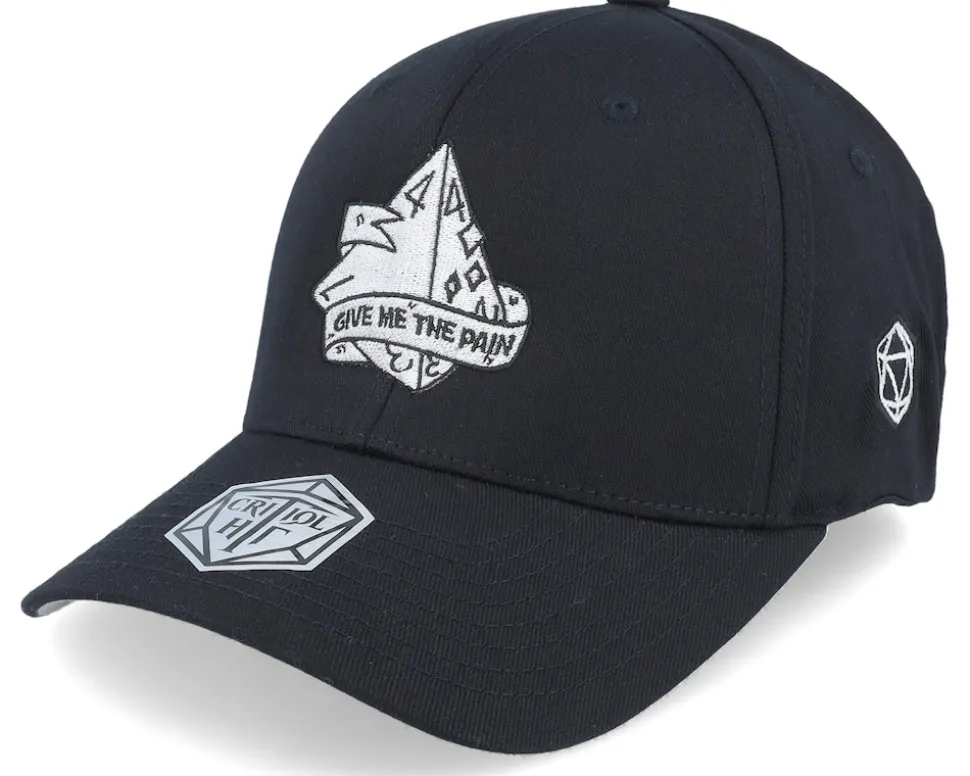 D4 Dice Ultimate Pain Wooly Combed Olive Flexfit - Critiql Hit