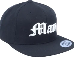 3D Man Black Snapback - Blackletter