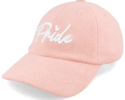 3d Pride Logo Frotte Terry Light Pink Dad Cap - Fair