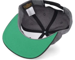 D20 Skull Dice Charcoal/Black Snapback - Critiql Hit