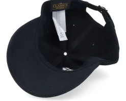 3d Stockholm White Script Black Dad Cap - Hatstore