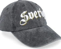 3d Sverige White Script Washed Back Dad Cap - Hatstore