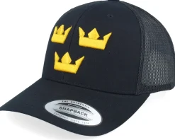 3d Tre Kronor Black Trucker - Iconic
