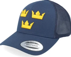 3d Tre Kronor Navy A-frame Trucker - Iconic