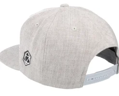 D20 Wings Ornament Heather Grey Snapback