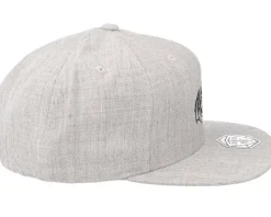 D20 Wings Ornament Heather Grey Snapback