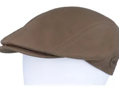 Daffy 3 Staywax Green Flatcap - MJM Hats