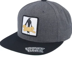 Daffy Duck Face Dark Grey/Black Snapback - Looney Tunes