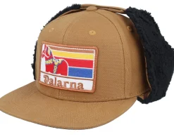 Dalarna Canvas Flatbrim Caramel/Black Earflap - Wild Spirit