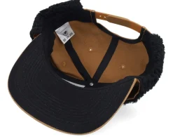 Dalarna Canvas Flatbrim Caramel/Black Earflap - Wild Spirit