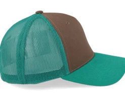 Dark Brown/Dark Teal/Orange A-frame Trucker - Equip